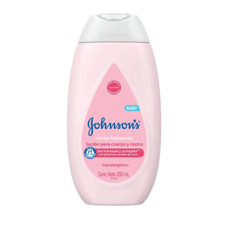 JOHNSON´S BABY CREMA HIDRATANTE 200ML – Pañalera Belyan